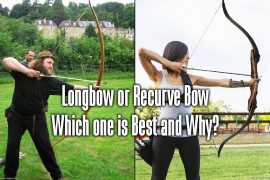 longbow or recurve bow