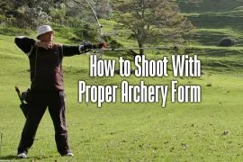 proper archery form