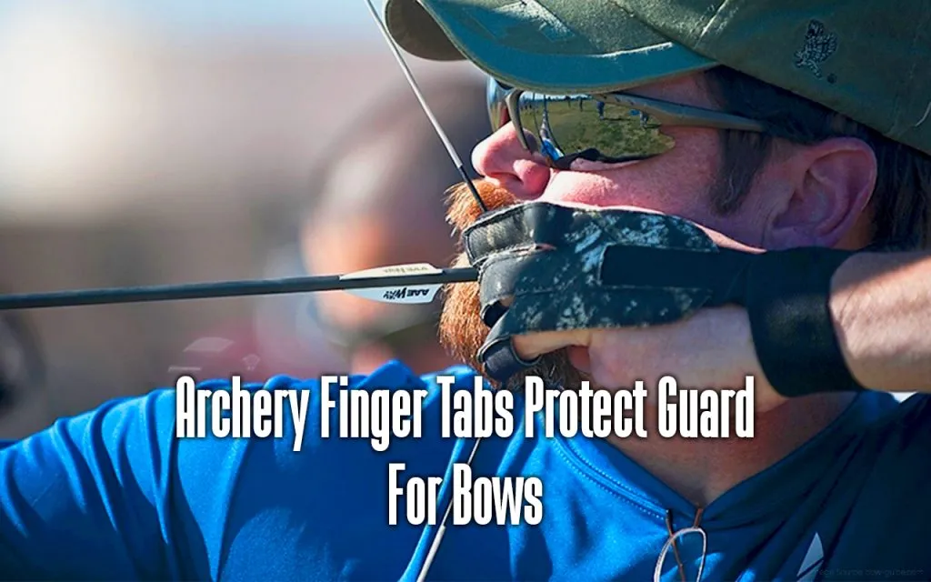archery finger tabs protect guard for bows