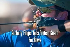 archery finger tabs protect guard for bows